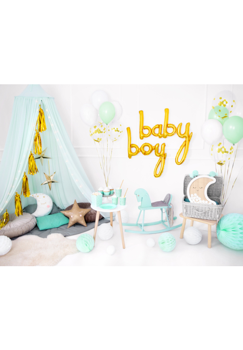 Party Deko Party Deko FB44M-019 -  Palloncino in foil “Boy” dorato