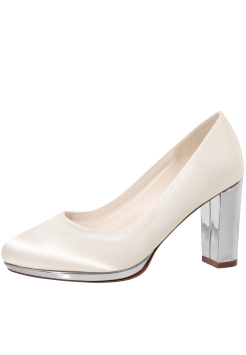Scarpe da sposa Rainbow Club Clair Argento ()
