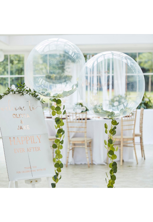 Ginger Ray BR-373 Botanical Wedding Pallone ()