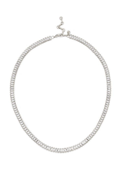 Abrazi Baguette Collana Argento ()
