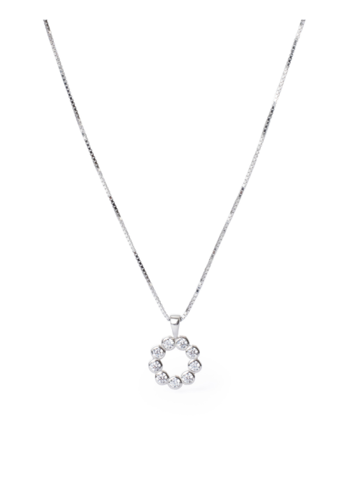 Abrazi Callie Collana Argento 42cm ()