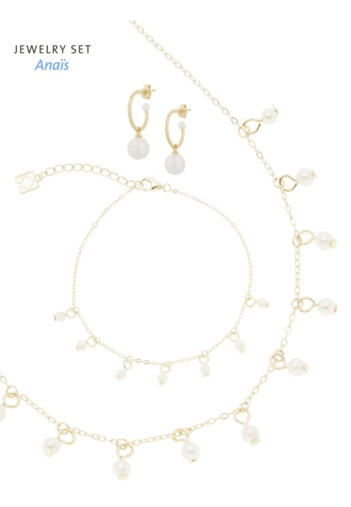 Poirier JS-004 Set Gioielli Sposa Anaïs Oro
