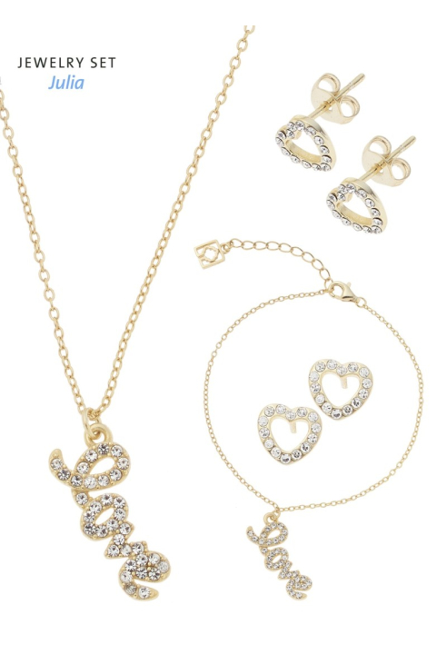 Poirier JS-009 Set Gioielli Sposa Julia Oro
