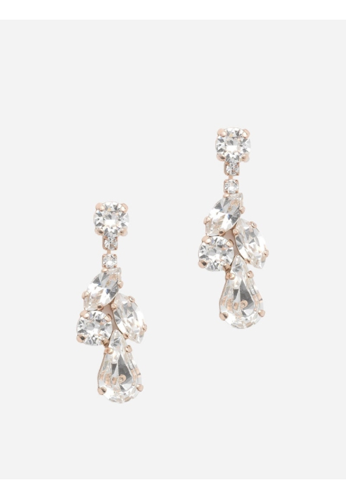 Abrazi Zoe Swarovski Orecchini Rosa