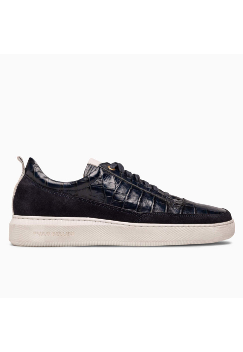 Paulo Bellini Rome Sneakers Sposo Blue Croco ()