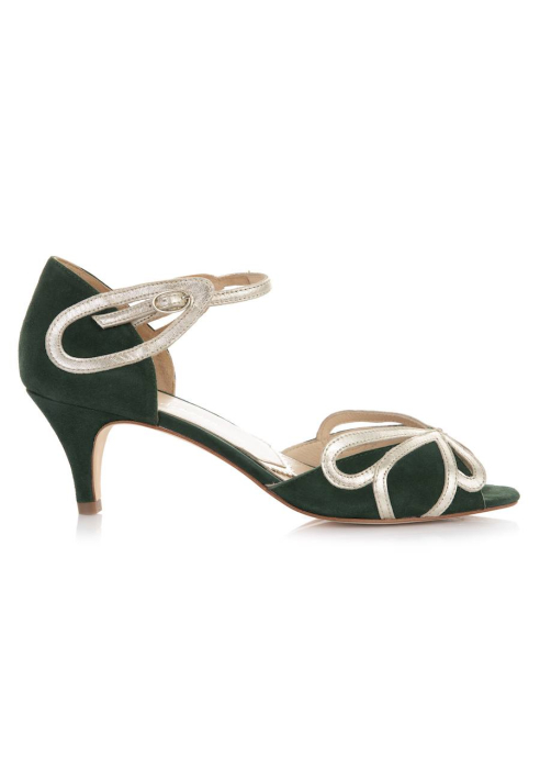 Rachel Simpson Scarpe da sposa Cecelia Verde ()