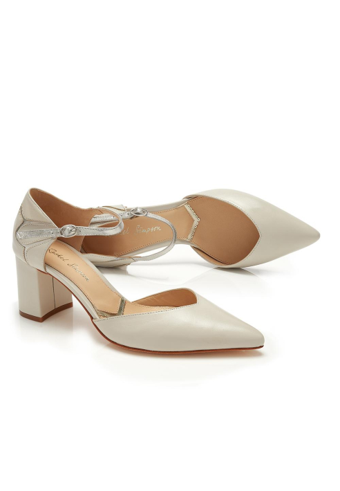 Rachel Simpson Scarpe da sposa Charlie Ivory