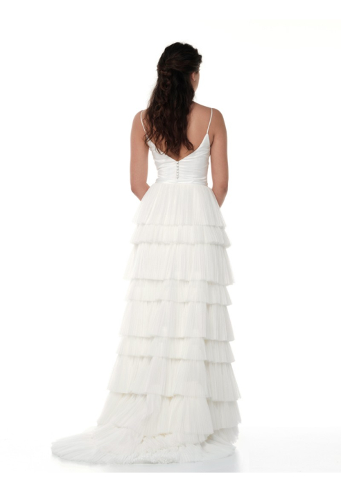 Poirier S332-150 Ivory - Gonna Avorio