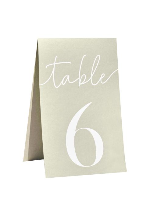 Ginger Ray SW-819 Numeri dei tavoli 1-12