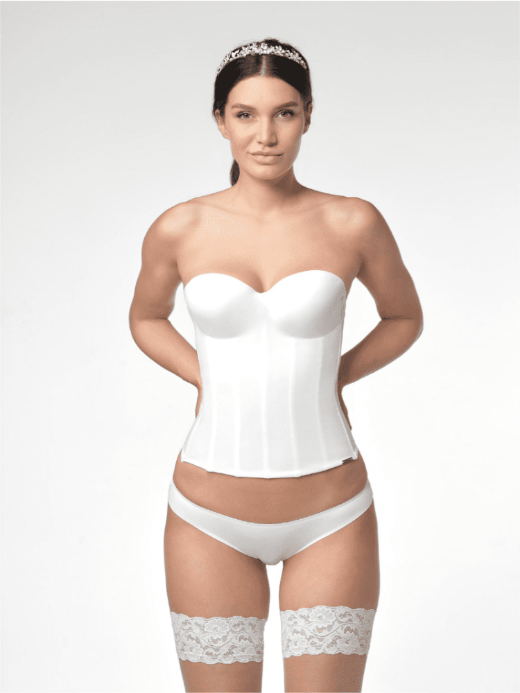 Poirier 18-400 Corsetto Seamless Avorio main product photo