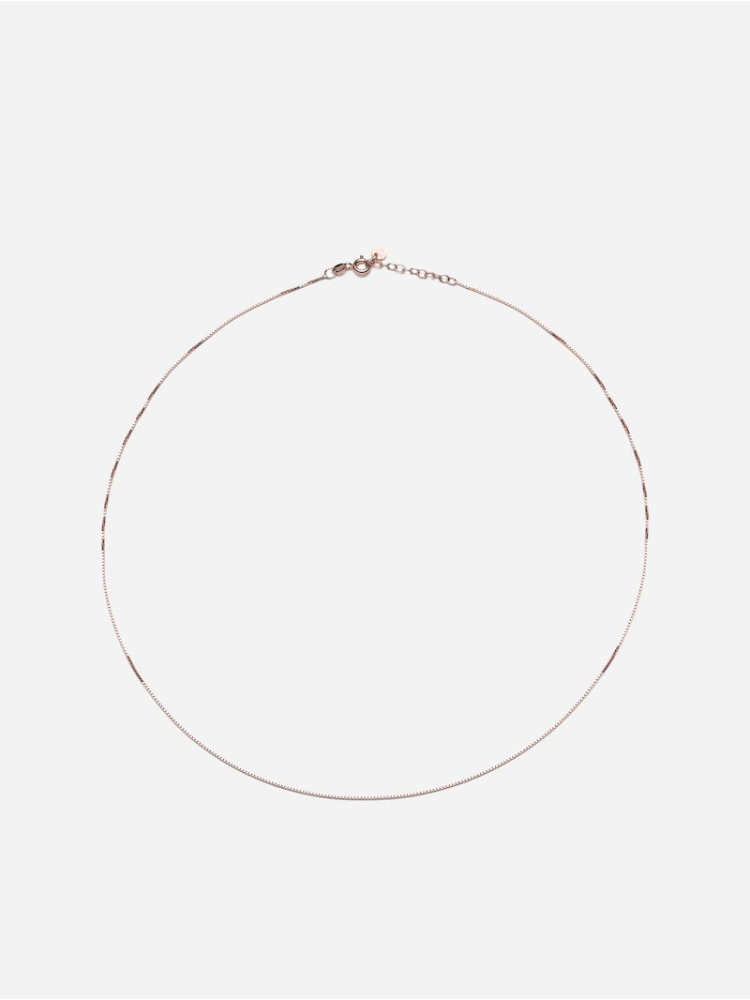 Abrazi Box Chain Collana Rosa-M main product photo