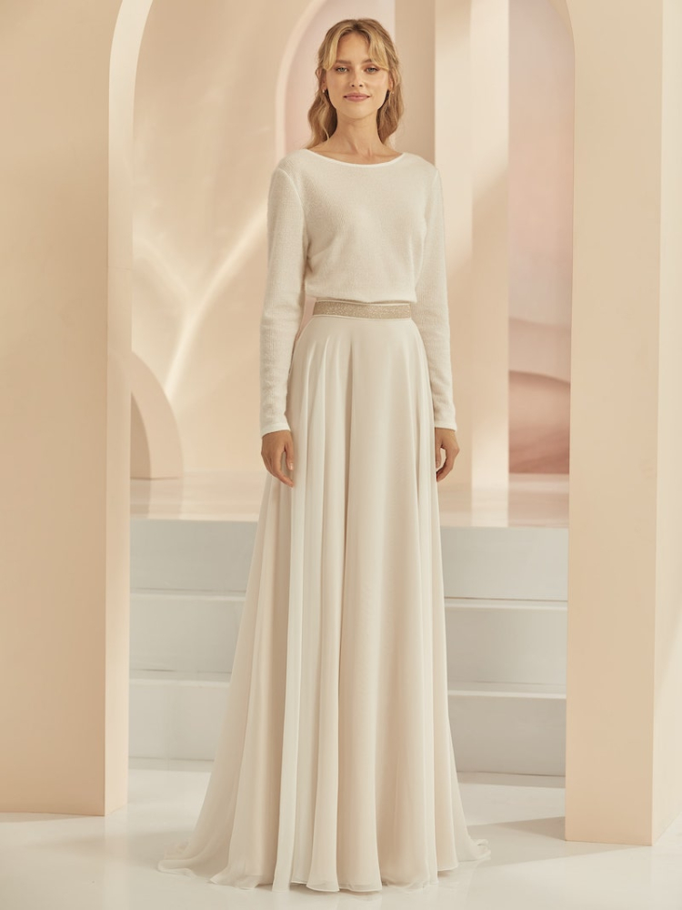 Bianco Evento Gonna Kalliope Champagne main product photo