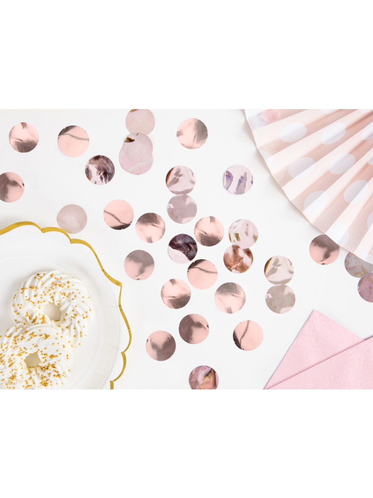 Party Deko KONS45-019R - Confetti Rosa Oro main product photo