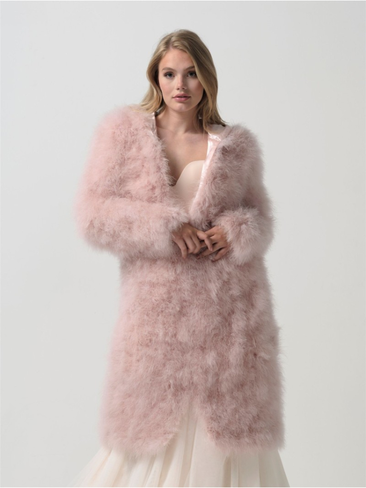 Poirier BOL-26 Marabù Giacca Blush main product photo