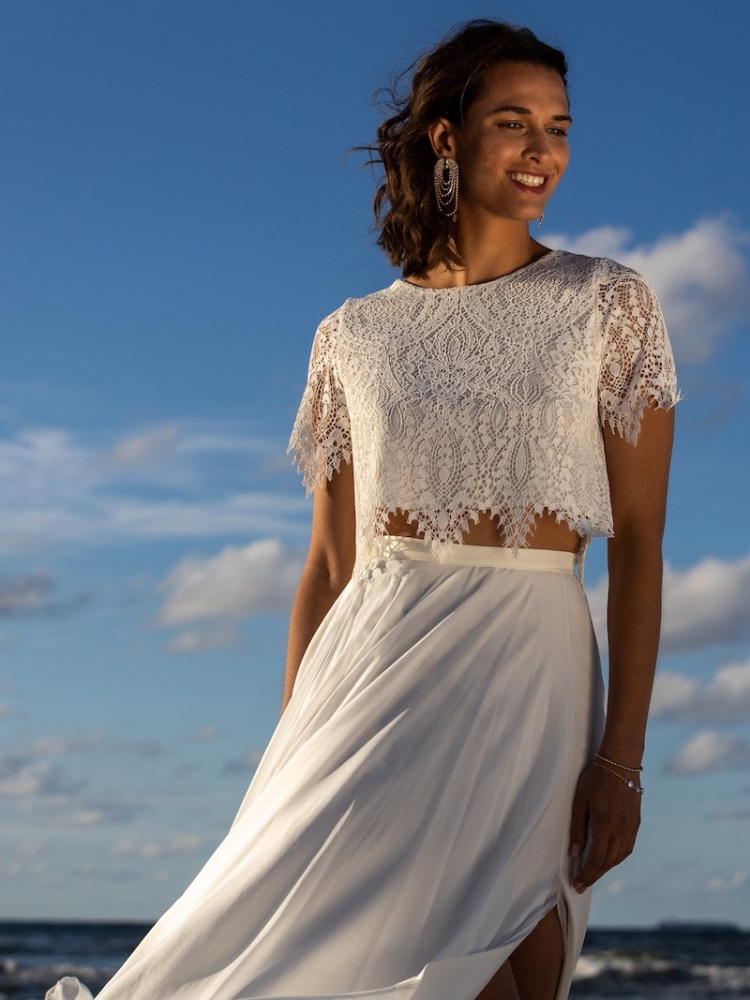 Bolero in pizzo Novias Elise main product photo