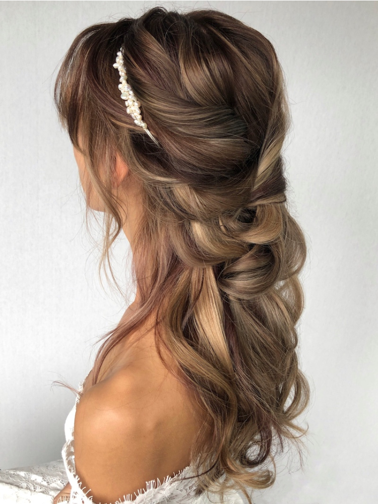 Sally Jane Bridal Sabrina Haarstreng Plateado main product photo